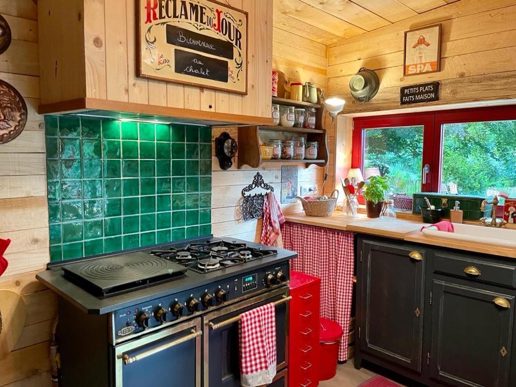 Chalet Du Praillage スパ エクステリア 写真